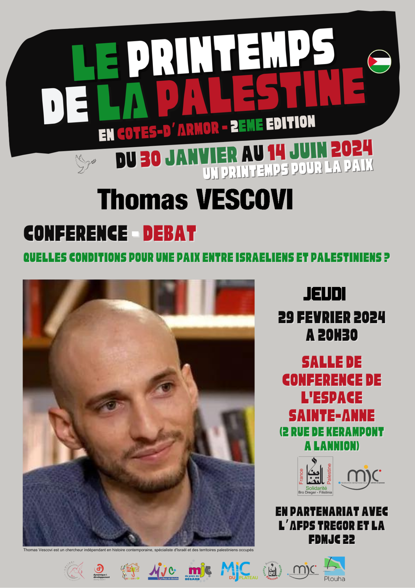 Affiche conference lannion 29 02 2024 le printemps de la palestine 2026