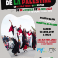 Affiche n 2 stage dabke 13 04 2024 le printemps de la palestine 2024