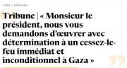 Tribune dans L' Obs