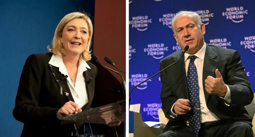 Le pen netanyahou 2