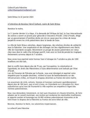 Lettre ouverte au maire de saint brieuc 1