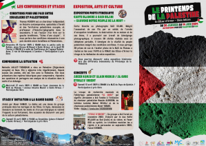 Page 1 recto plaquette printemps de la palestine 2024