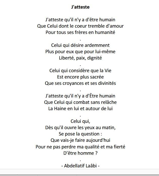 Poeme de abdellatif laabi