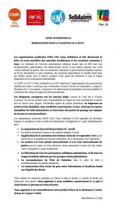 Appel intersyndical22 14 juin 2026