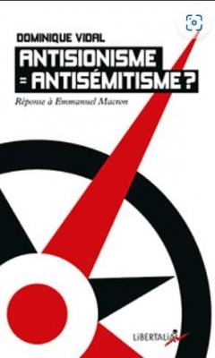 Livre vidal antisionisme